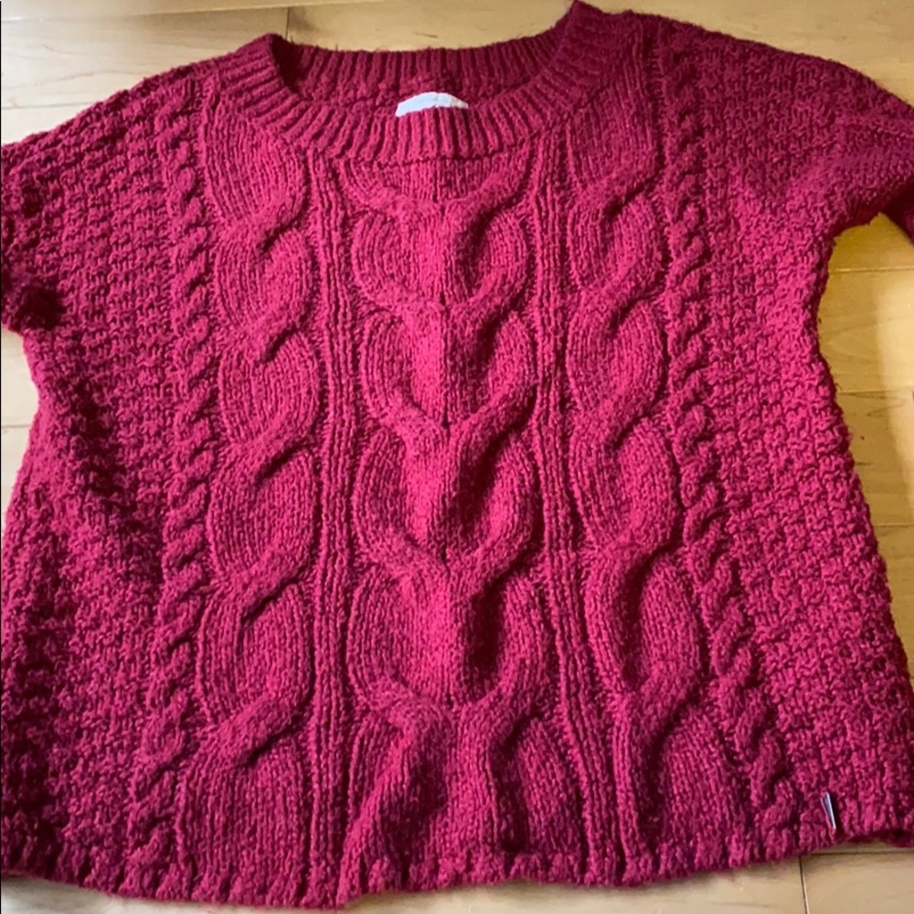 Red sweater